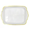 Plateau en plastique avec bord