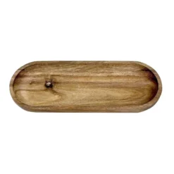 Plateau long en acacia
