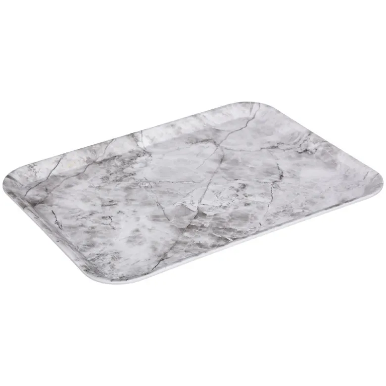 Plateau marbre blanc 33x43cm