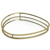 Plateau miroir dore