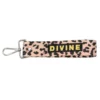 Porte cle leopard et message
