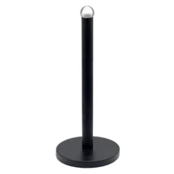 Porte essuie tout inox noir