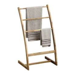 Porte serviettes 3 bras acacia