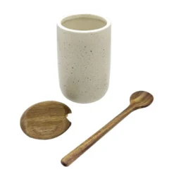 Pot a sel naturel avec couvercle