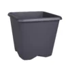 Pot carre chorus 20cm gris