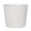 Pot decoratif xl en metal textur
