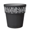 Pot gaia d30cm graphite