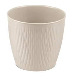 Pot liberty d25cm travertine bei