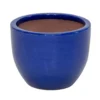 Pot oeuf bleu o18h15cm