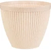 Pot plastique nervure 28