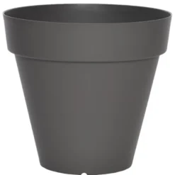 Pot rond patio d50 gris