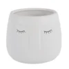 Pot visage 3d o12cm beige