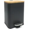 Poubelle 5 litres bambou noire