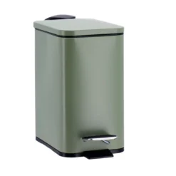 Poubelle 3l metal frein de chute