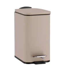 Poubelle 3l metal frein de chute