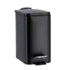 Poubelle 3l metal frein de chute