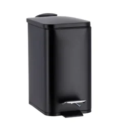 Poubelle 3l metal frein de chute