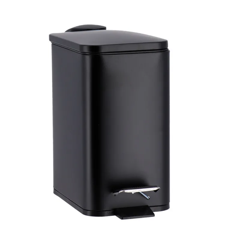 Poubelle 3l metal frein de chute