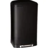 Poubelle metal 30l noir ariane