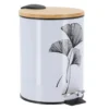 Poubelle ronde metal 3l - zen