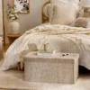 Pouf pliable double soana taupe