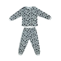 Pyjama femme polaire leopard