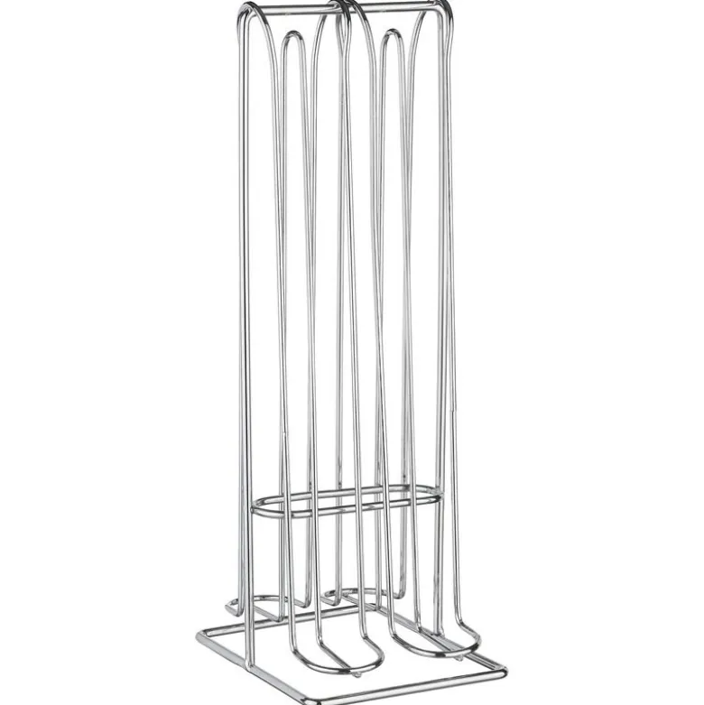 Range capsules metal gris