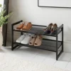 Range chaussures 2 niveaux