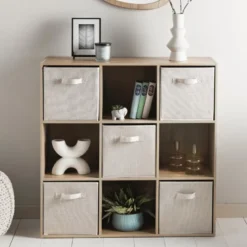 Rangement 9 cubes/5 panieres