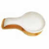 Repose cuillere blanc/bambou
