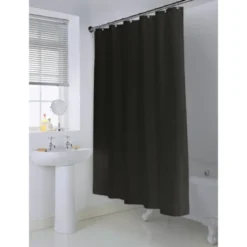 Rideau de douche noir