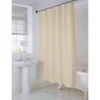Rideau de douche polyester beige