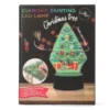 Sapin peinture diamant lampe led