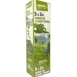 Serre de jardin 2x3m tube