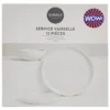 Service 12 pcs blanc