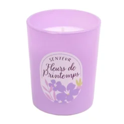 Set de 3 bougies printanieres