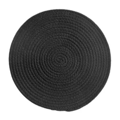 Set de table rond tisse coton x2