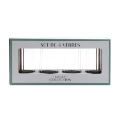 Set de 4 verres cottele haut