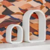 Set 2 etageres arches