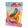 Set frisbees