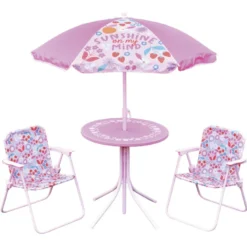 Set patio enfant 4 pieces fille