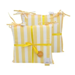 Set x2 galette de chaises rayee