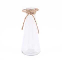 Soliflore verre & jute