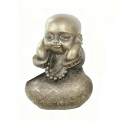 Statue bouddha col laiton 3ass
