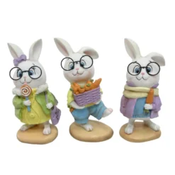 Statue lapin paques carottes