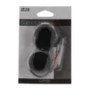 Support mural x 2 d28 - noir mat