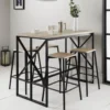 Table haute + 4 tabourets