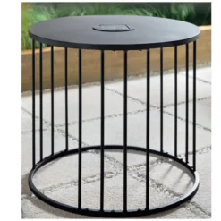 Table metal solaire 50x50x50cm