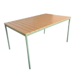Table 4/6p metal/polywood vert t