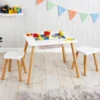 Table & 2 tabourets plateau
